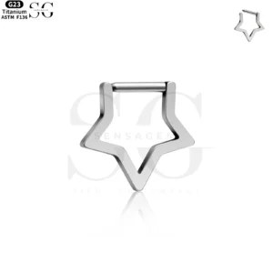 Anneau segmenté articulé en forme d'étoile SG3015