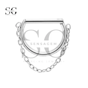 SG3204 F-136 Titanium D-Shaped Hinged Segment Ring