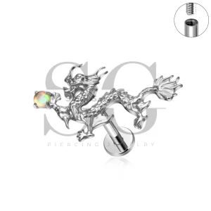 SG4354 ASTM F136 Implant Grade Titanium Dragon Labret