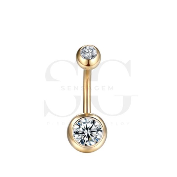 SGYS5001-Inernally Threaded Belly Ring - Image 2