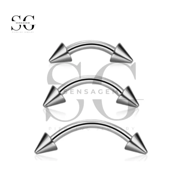 SGYS8003 Internally Threaded barbell-Titanium-4