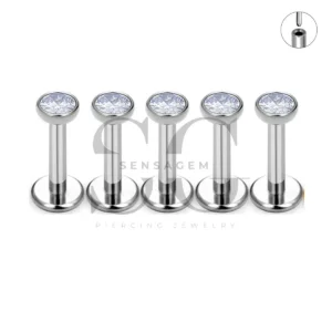SGYS1082 Threadless Labret Ball Shaped Piercing Jewelry