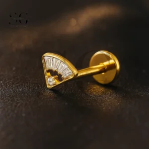 SGYS1099 Implant Grade Titanium Internal Thread Labret Stud