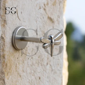 SGYS1218 High Polished Dragonfly Flat Back Stud Piercing