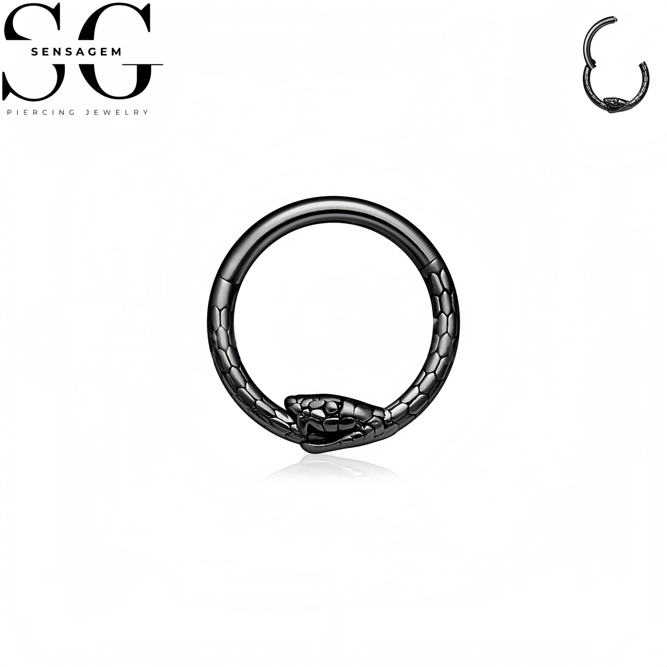 SG3266 ASTM F-136 Titanium Snake Design Clicker - Image 2